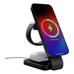 Trust Viro Supporto di ricarica magnetico wireless 3 in 1 - Nero - immagine 2