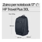 HP Zaino Travel Plus 30L per notebook da 17" - immagine 2