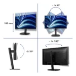 Philips Serie 3000 24B2U3301D/00 Monitor PC 61,2 cm (24.1") 1920 x 1200 Pixel WUXGA LCD Nero - immagine 3