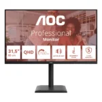 AOC E4 Q32E4U Monitor PC 80 cm (31.5") 2560 x 1440 Pixel Quad HD LED Nero - immagine 2