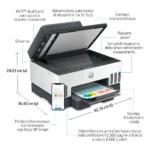 HP Smart Tank 7305 Wireless All-in-One Colore Stampante, Stampa fronte/retro; fotocopiatrice, scanner - immagine 6