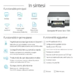 HP Smart Tank 7005 Wireless All-in-One Colore Stampante, Stampa fronte/retro; fotocopiatrice, scanner - immagine 5