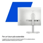 HP E07KKAT All-in-One PC Intel Core Ultra 7 68,6 cm (27") 2560 x 1440 Pixel 24 GB DDR5-SDRAM Windows 11 Pro Wi-Fi 7 (802.11be) AI PC Argento - immagine 6