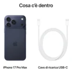 Apple iPhone 17 Pro Max 256GB Blu Profondo - immagine 4