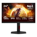 AOC G4 24G4ZR Monitor PC 60,5 cm (23.8") 1920 x 1080 Pixel Full HD LED Nero, Rosso