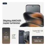 Motorola edge 70 fusion 17,2 cm (6.78") Doppia SIM Android 16.0 5G USB tipo-C 8 GB 256 GB 5200 mAh Nero - immagine 7