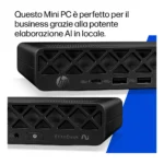 HP E07KVAT PC/stazione di lavoro Copilot+ PC Intel Core Ultra 7 356H 16 GB DDR5-SDRAM 512 GB SSD Windows 11 Pro Mini PC AI PC - immagine 12