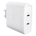 Trust Maxo Caricabatteria a 2 porte USB-C GaN da 100 W - Bianco EU - immagine 3