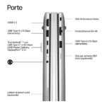 HP EliteBook 6 G2a 14 inch Notebook Next Gen AI PC Wolf Pro Security Edition Copilot+ PC AMD Ryzen AI 5 Computer portatile 35,6 cm (14") WUXGA 24 GB DDR5-SDRAM 512 GB SSD Wi-Fi 7 (802.11be) Windows 11 Pro Argento - immagine 4