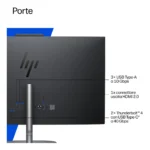 HP E4ET3EA All-in-One PC Copilot+ PC Intel Core Ultra 7 356H 68,6 cm (27") 2560 x 1440 Pixel PC All-in-one 16 GB DDR5-SDRAM 1 TB SSD Windows 11 Home Wi-Fi 7 (802.11be) Nero, Grigio - immagine 3