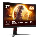 AOC G4 C27G4Z2 Monitor PC 68,6 cm (27") 1920 x 1080 Pixel Full HD LCD Nero, Rosso - immagine 2