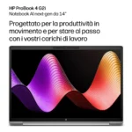 HP DQ6L2AT laptop Copilot+ PC Intel Core Ultra 5 325 Computer portatile 35,6 cm (14") WUXGA 16 GB DDR5-SDRAM 512 GB SSD Wi-Fi 7 (802.11be) Windows 11 Pro Argento - immagine 6