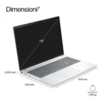 HP EliteBook 8 G2i 16 inch Notebook Next Gen AI PC Wolf Pro Security Edition Copilot+ PC Intel Core Ultra 7 Computer portatile 40,6 cm (16") WUXGA 16 GB LPDDR5x-SDRAM 512 GB SSD Wi-Fi 7 (802.11be) Windows 11 Pro Argento - immagine 2