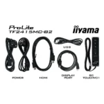 iiyama ProLite TF2215MC-B2 Monitor PC 54,6 cm (21.5") 1920 x 1080 Pixel Full HD LED Touch screen Multi utente Nero - immagine 10