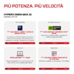 HP E4EW3EA laptop Intel Core Ultra 9 40,6 cm (16") 2.5K 32 GB DDR5-SDRAM NVIDIA GeForce RTX 5090 Wi-Fi 7 (802.11be) Windows 11 Home Nero - immagine 3