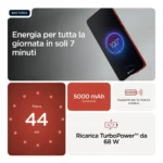 Motorola edge 60 Neo 16,1 cm (6.36") Doppia SIM Android 15 5G USB tipo-C 8 GB 256 GB 5000 mAh Rosso - immagine 4