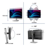 Philips Serie 4000 24B2U4301/00 Monitor PC 60,5 cm (23.8") 1920 x 1080 Pixel Full HD LCD Grigio - immagine 3