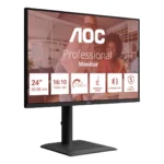 AOC E4 X24E4U Monitor PC 61 cm (24") 1920 x 1200 Pixel Full HD LED Nero - immagine 3