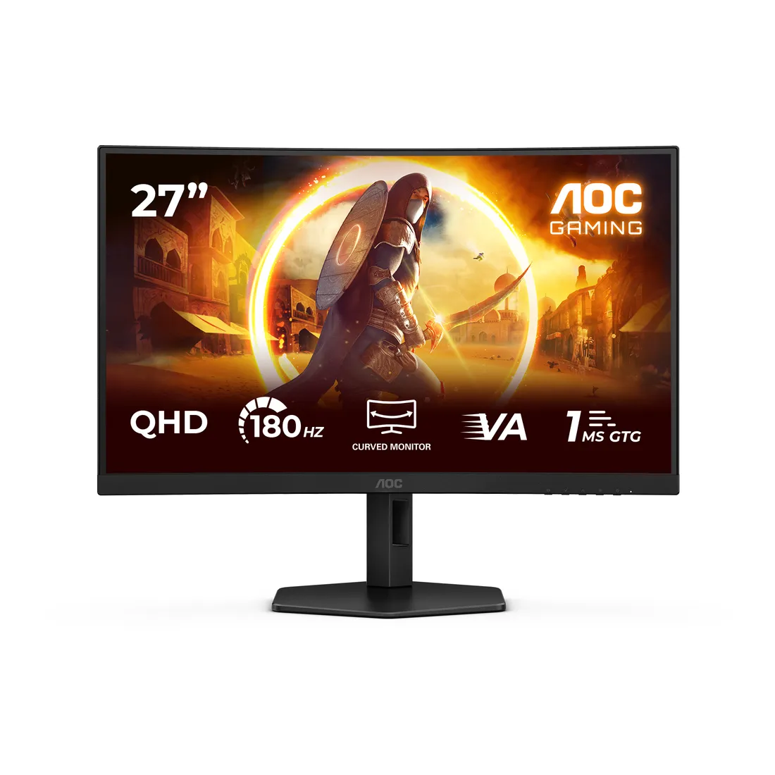 e78d35467769daf91540e1d4ec5e20f634ac91da.webp AOC G4 CQ27G4X Monitor PC 68,6 cm (27") 2560 x 1440 Pixel Quad HD LCD Nero - immagine 1