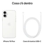 Apple iPhone 16 Plus 128GB Bianco - immagine 4