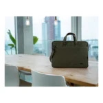 Trust Bologna Sottile borsa per laptop ecocompatibile, per laptop da 16 pollici - Verde - immagine 5