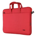 Trust Bologna Sottile borsa per laptop ecocompatibile, per laptop da 16 pollici - Rosso - immagine 2