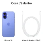 Apple iPhone 16 128GB Blu oltremare - immagine 9