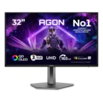 AOC AGON PRO AG326UD Monitor PC 80 cm (31.5") 3840 x 2160 Pixel 4K Ultra HD QD-OLED Nero