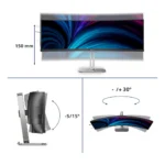 Philips Serie 5000 49B2U5900CH/00 Monitor PC 124 cm (48.8") 5120 x 1440 Pixel Dual QHD LCD Nero - immagine 3