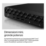 HP E07KVAT PC/stazione di lavoro Copilot+ PC Intel Core Ultra 7 356H 16 GB DDR5-SDRAM 512 GB SSD Windows 11 Pro Mini PC AI PC - immagine 7