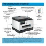 HP OfficeJet Pro 9132e Wireless All-in-One Colore Stampante, Instant Ink; Stampa fronte/retro - immagine 7
