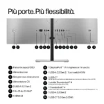 HP Series 7 Pro Docking Monitor serie 7 Pro 31,5" 4K Thunderbolt 4 - 732xk - immagine 4