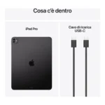 Apple iPad Pro 13" Pro Wi-Fi + Cellular 1TB display nanotexture Nero Siderale - immagine 6