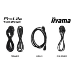iiyama T4329AS-B1AG Monitor PC 108 cm (42.5") 3840 x 2160 Pixel 4K Ultra HD LED Touch screen Nero - immagine 26