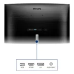 Philips E Line 325E1C/00 Monitor PC 80 cm (31.5") 2560 x 1440 Pixel Quad HD LCD Nero - immagine 5