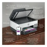 HP Smart Tank 7605 Wireless All-in-One Colore Stampante, Stampa fronte/retro; fotocopiatrice, scanner - immagine 5
