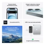 Apple iPhone 15 256GB Blu - immagine 3