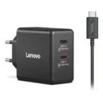 Lenovo Dual USB-C 65W GaN Charger, alimentatore compatto da muro con doppia Type-C, cavo USB-C 1,5 m incluso - ideale per laptop, cellulare e tablet: un solo caricabatterie per più dispositivi - immagine 13